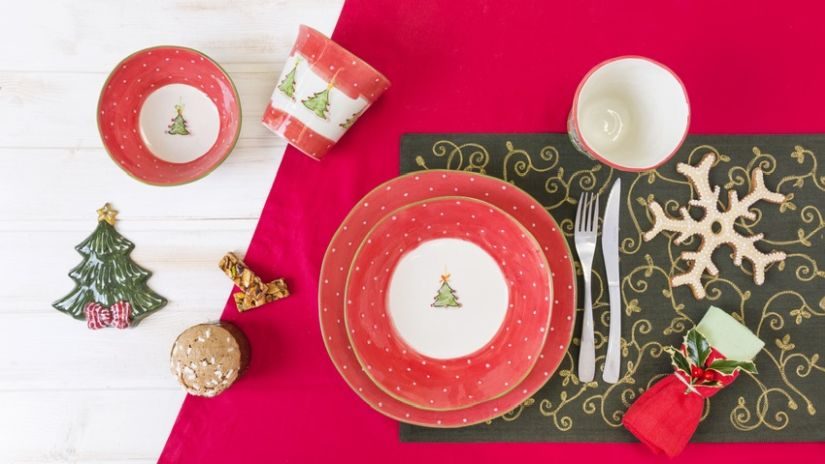 Weihnachtstasse mit Weihnachtsmotiv
