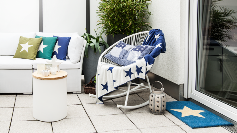 Gartenparty Deko im Scandi Style