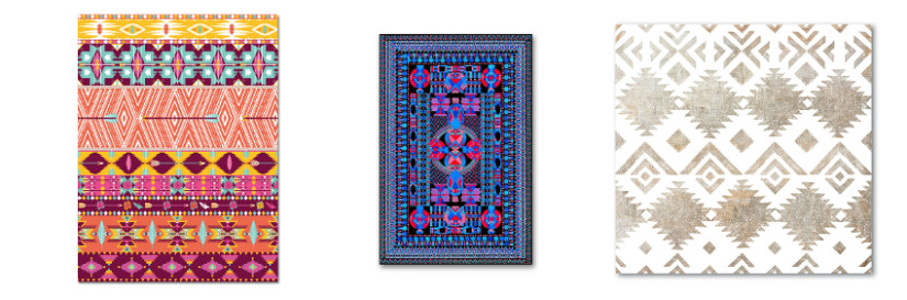 Terrassengestaltung Bilder im Boho Stil