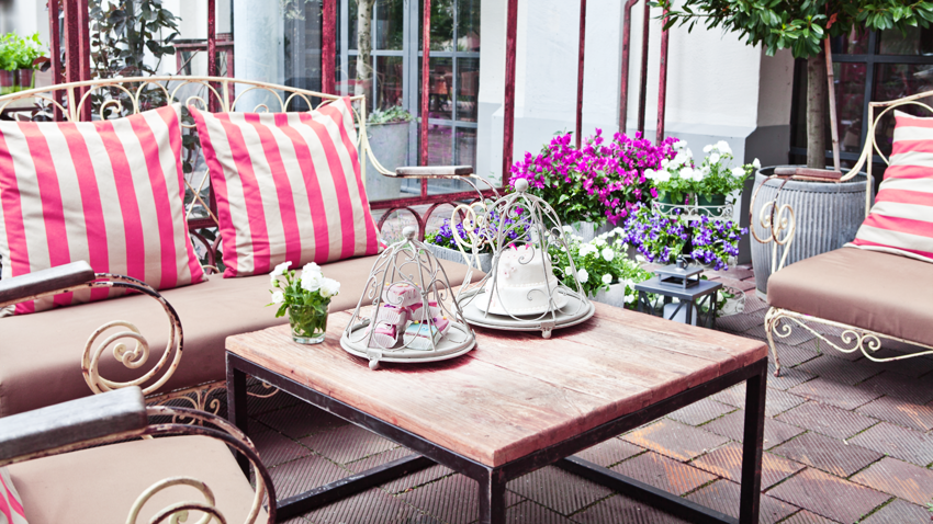 Balkon Holzboden maritim