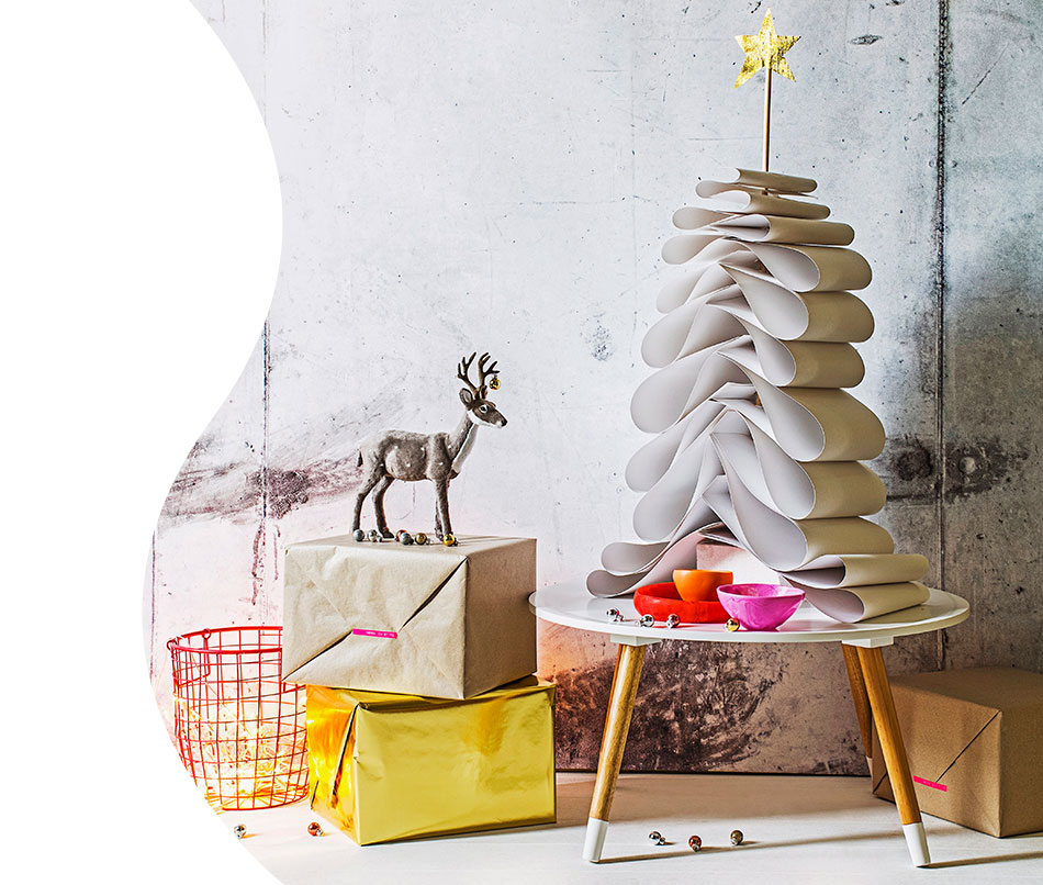 Weihnachtsbaum aus Papier DIY
