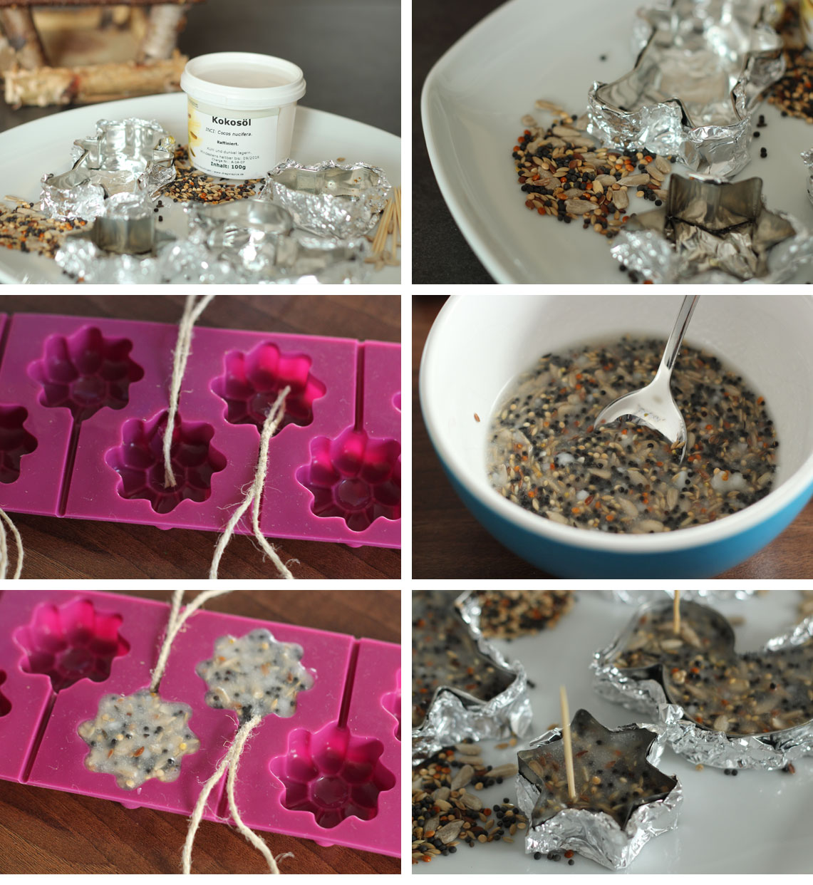 DIY Vogelfutterhänger Anleitung