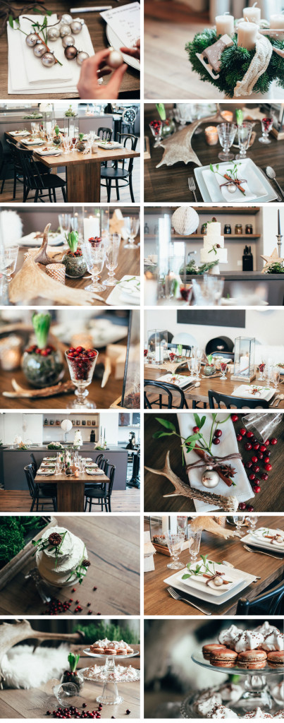 Bilder weihnachtliche Tischdeko von Pretty Planery