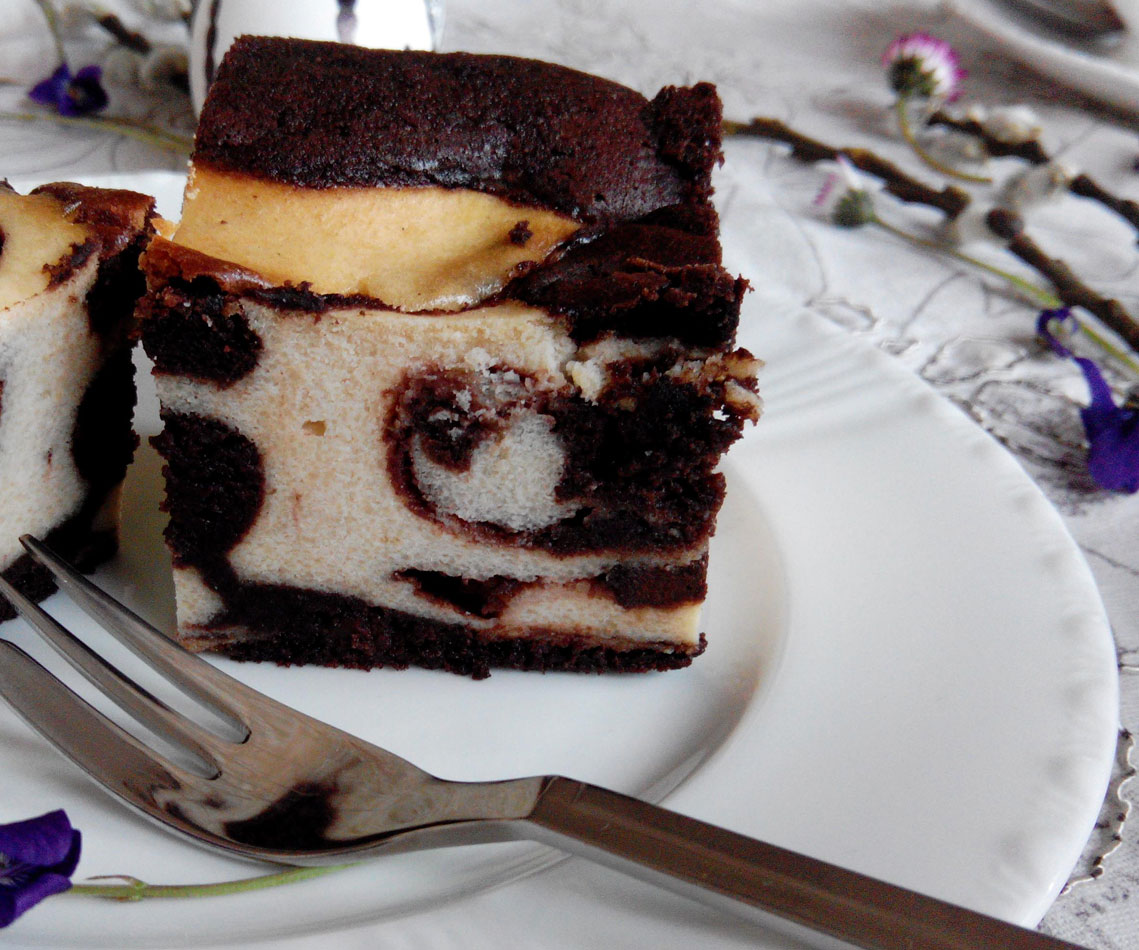 Rezept für einen Marmorierter Cheesecake