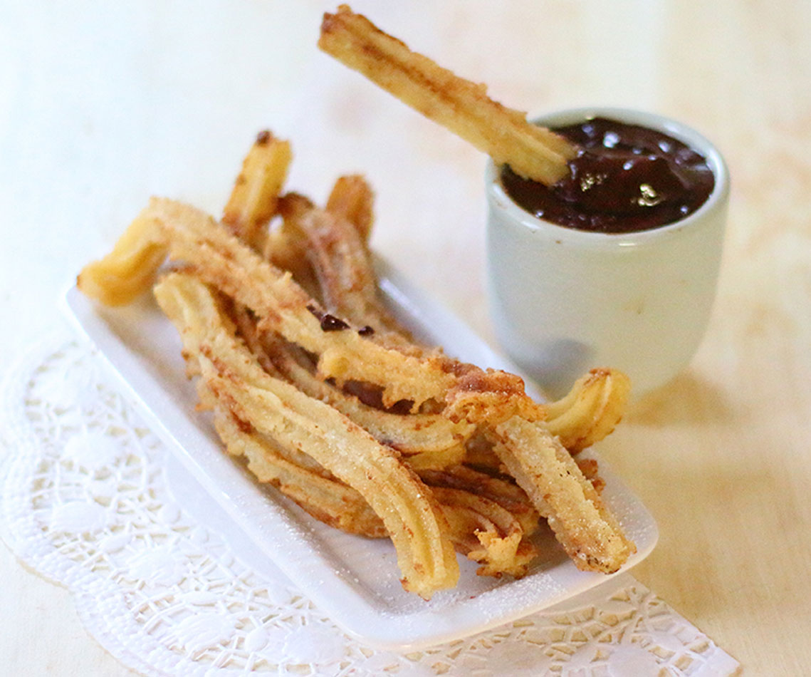 Rezept für Churros con Chocolate