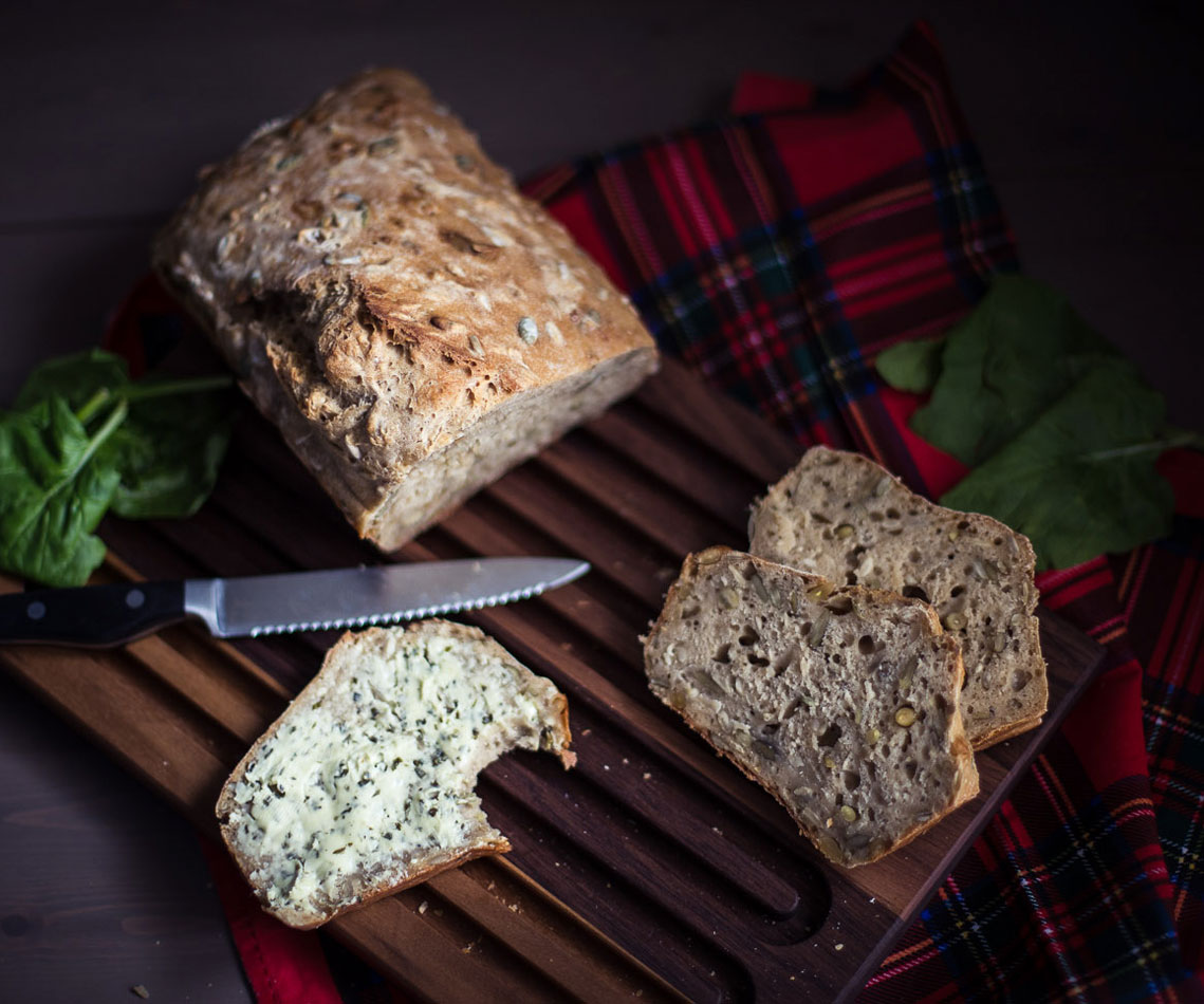 Rezept für Schnelles Körnerbrot ohne Kneten