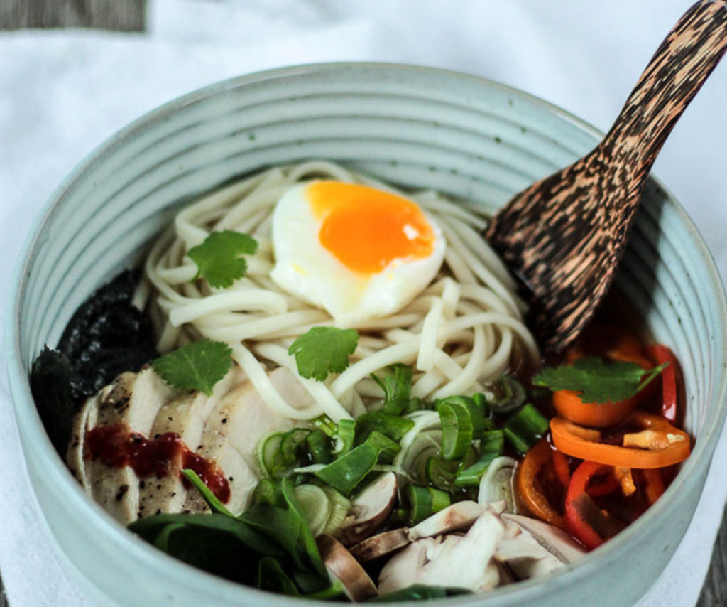 Rezept für Hühnchen Ramen