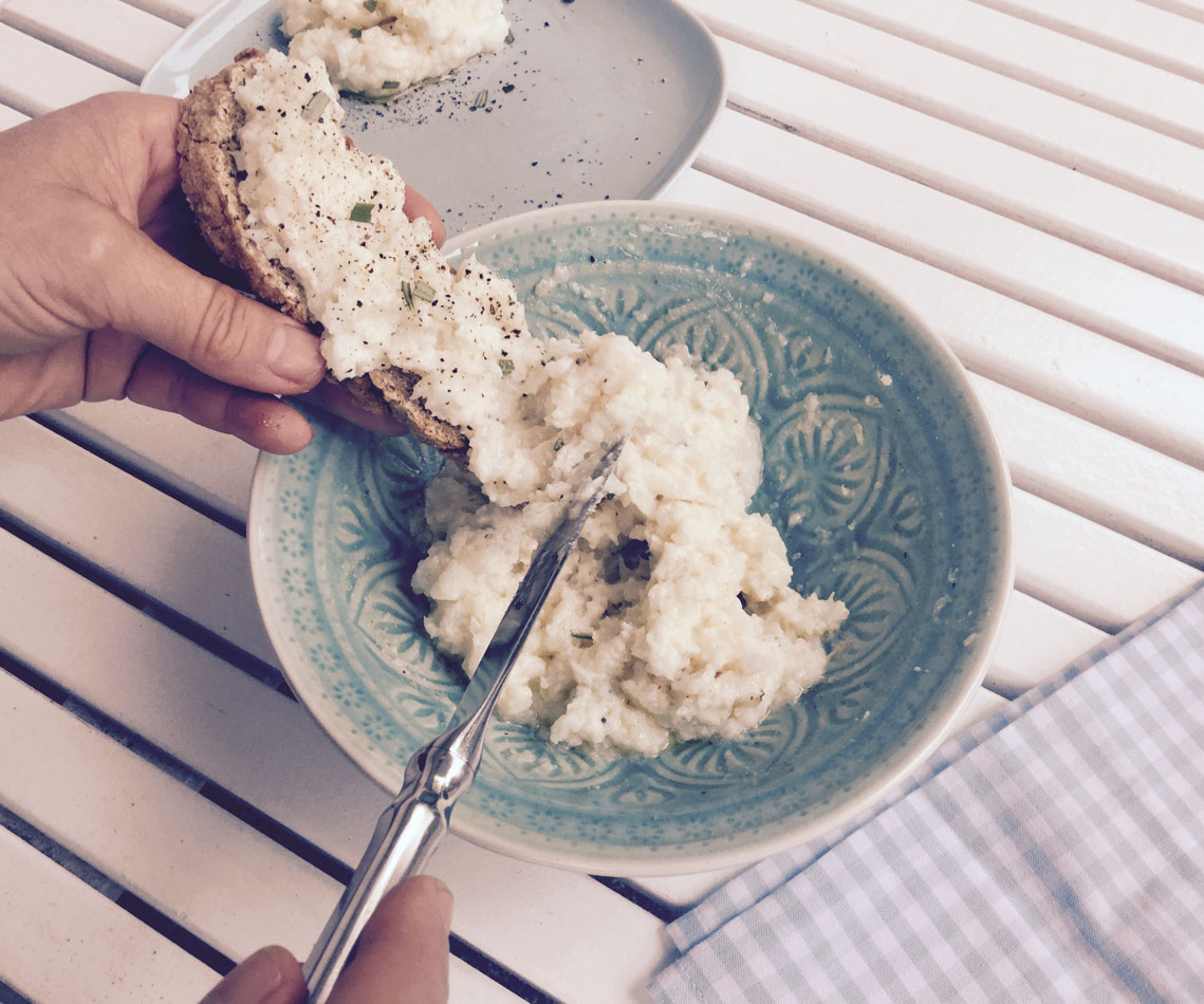 Rezept für Mediterranes Blumenkohlpüree