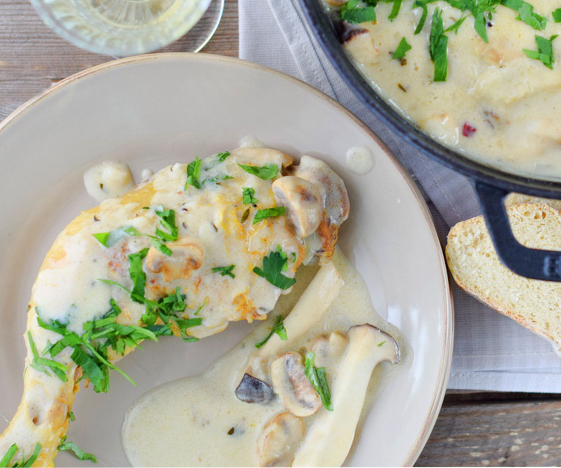 Rezept für Coq au Riesling
