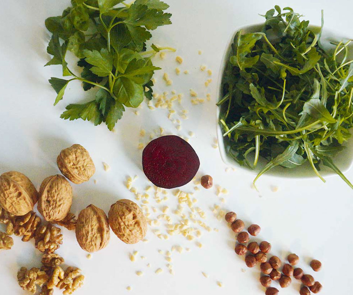 Rezept für Rucola Walnuss Pesto mit Gnocchi