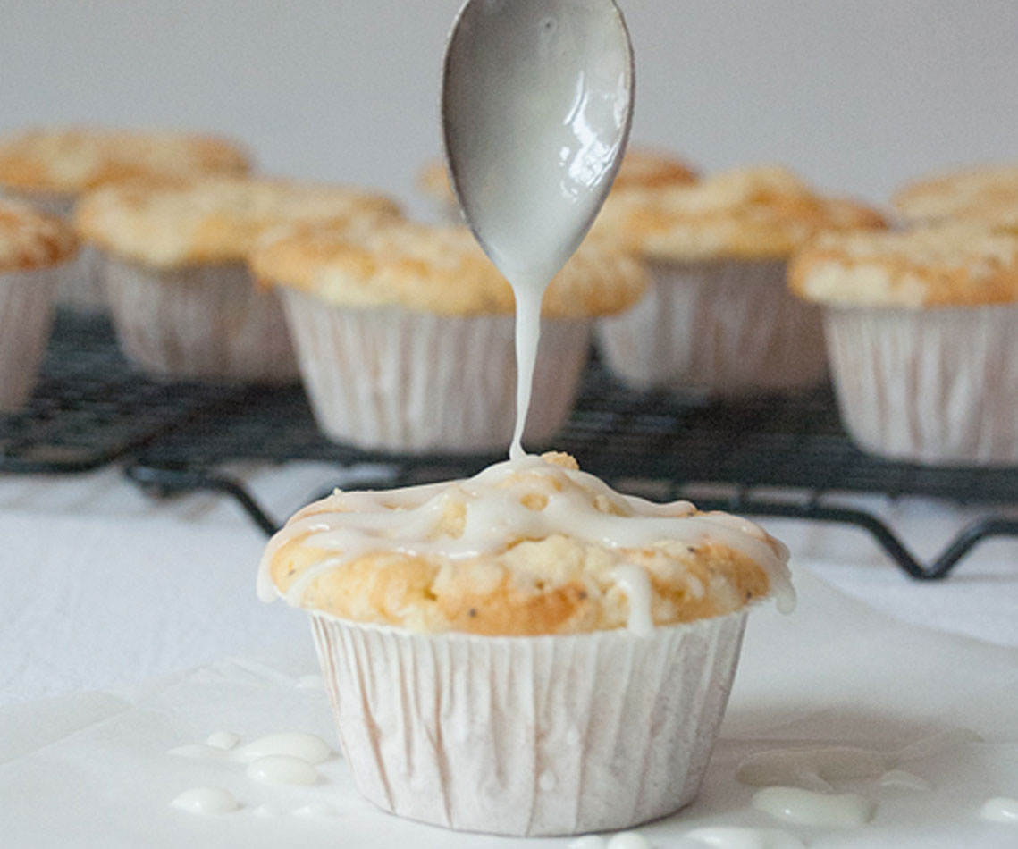 Rezept für Zitronen-Mohn-Muffins