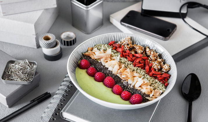 Matcha Bowl fürs Frühstück