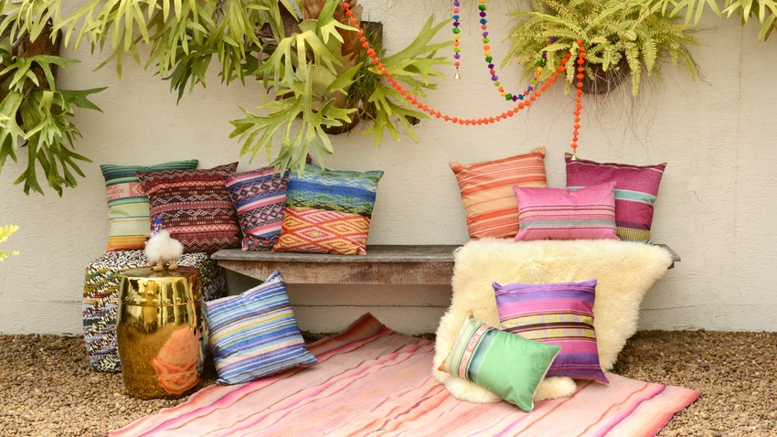 COJINES PARA SOFÁS DE JARDÍN BOHO