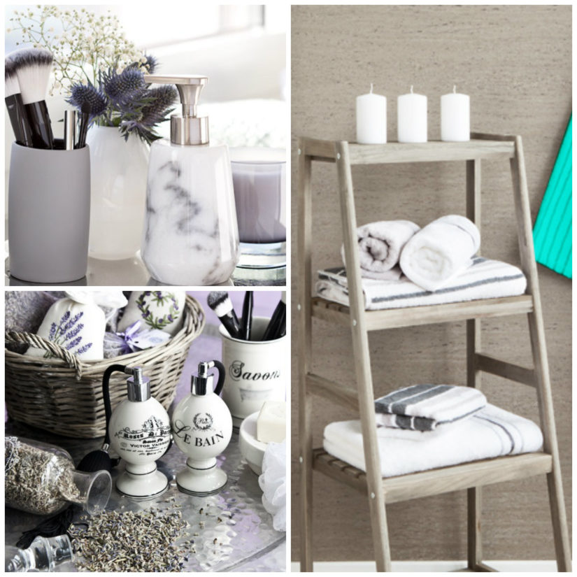 Decoración de baños Decoración de baños accesorios gris