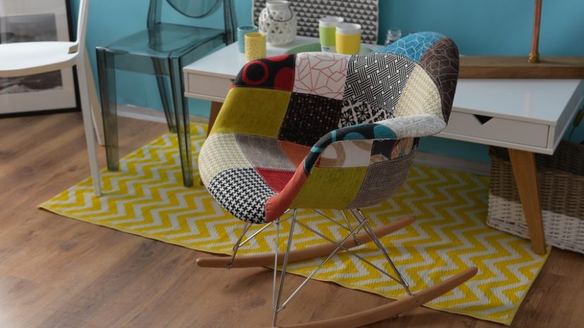 decoración retro patchwork