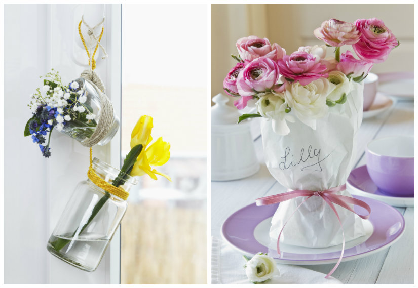 decoración de primavera manualidades