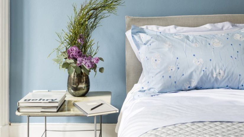 Ideas para el hogar dormitorio azul