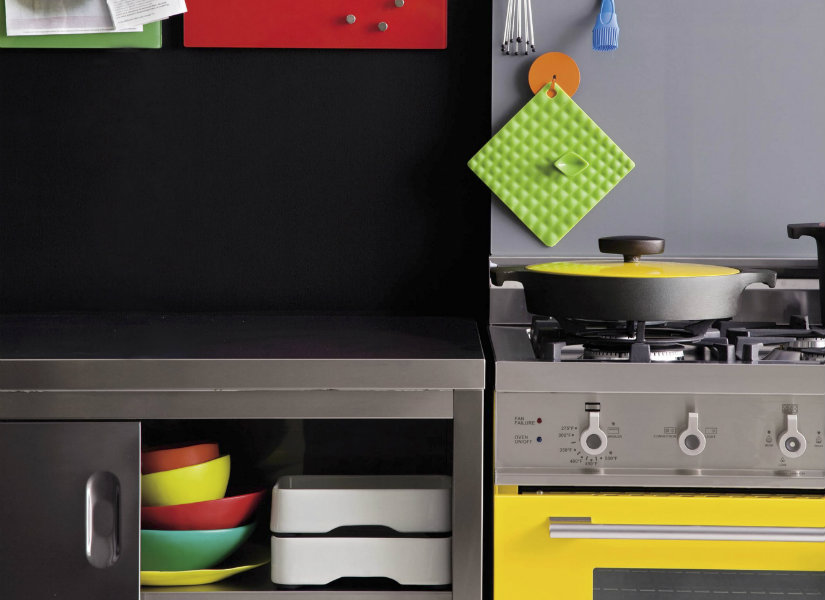 mini cocinas de colores