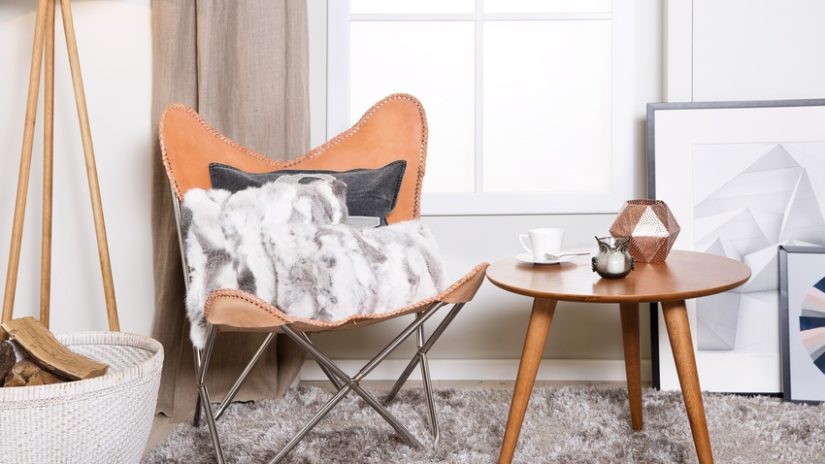 Decoración con cuero silla