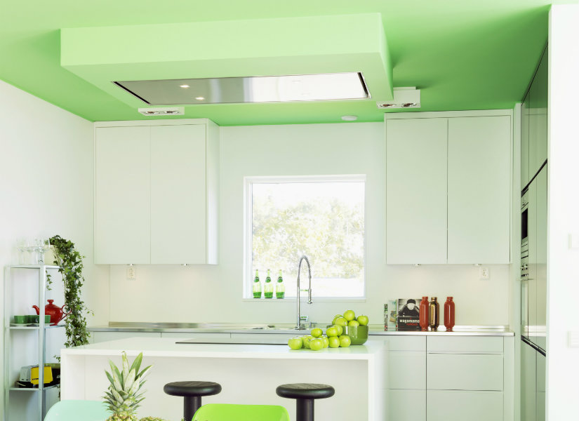 iluminación de cocinas con plafón