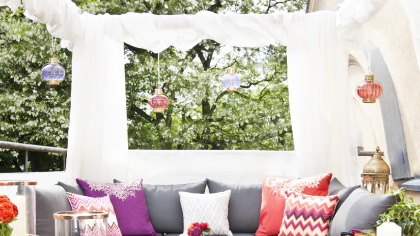 decoración de patios lounge