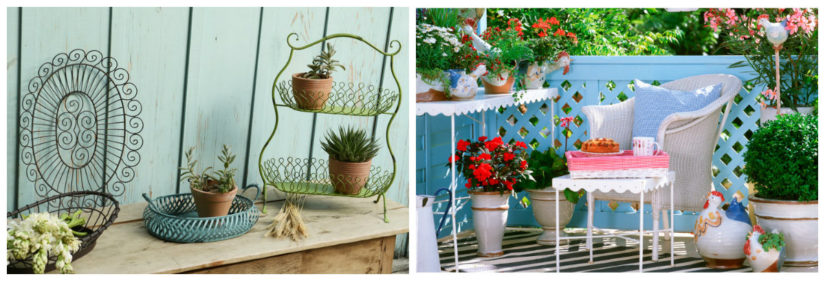decoración de patios con plantas