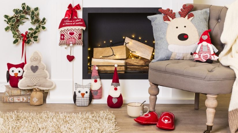 decoración con fieltro navidad