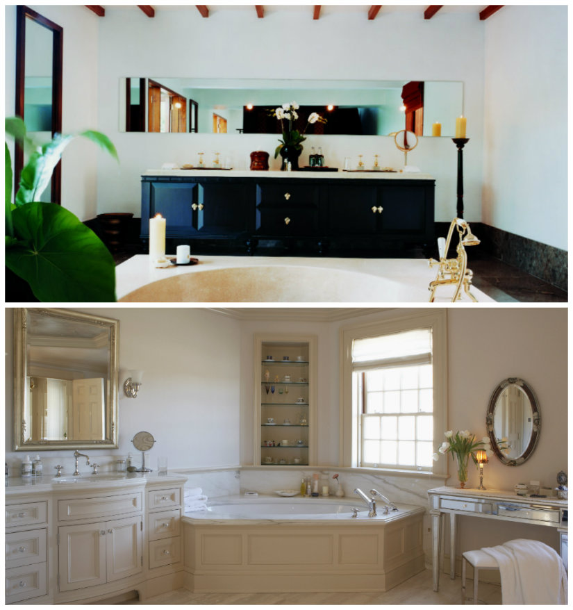 decoración de baños grandes