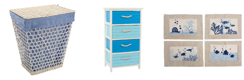 baño azul muebles