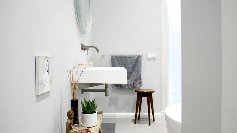 baño en el dormitorio