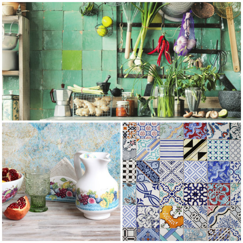 cocinas con azulejos