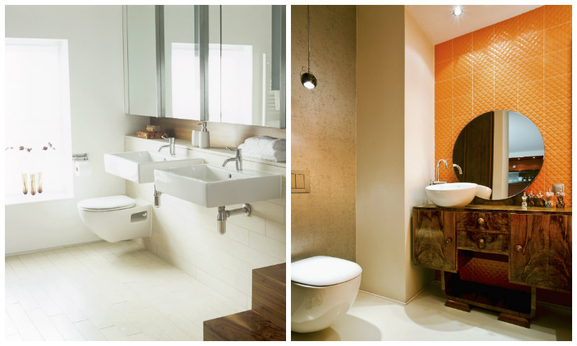 feng shui en el baño iluminación