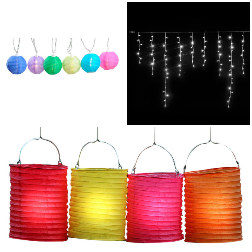 Ideas para decorar balcones iluminación