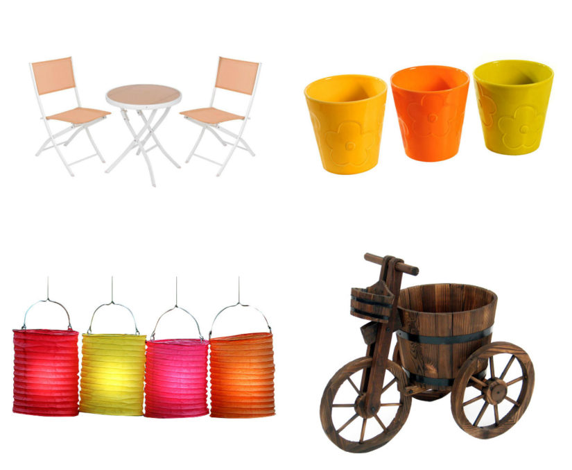 Terrazas de diseño color