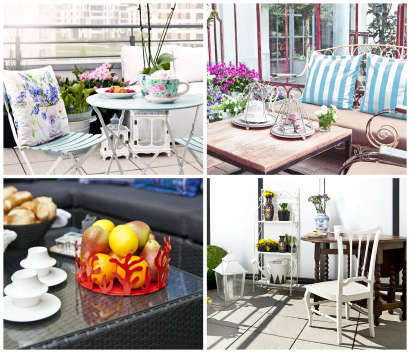 mesas para balcones