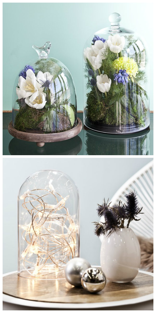 Decorar con cristal campana