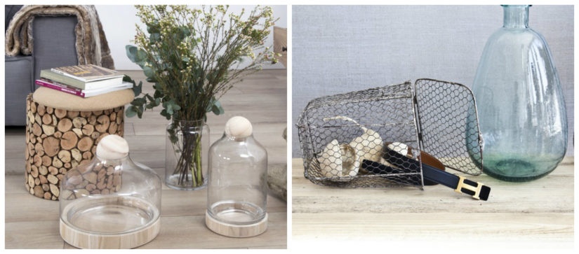 Decorar con cristal rustico