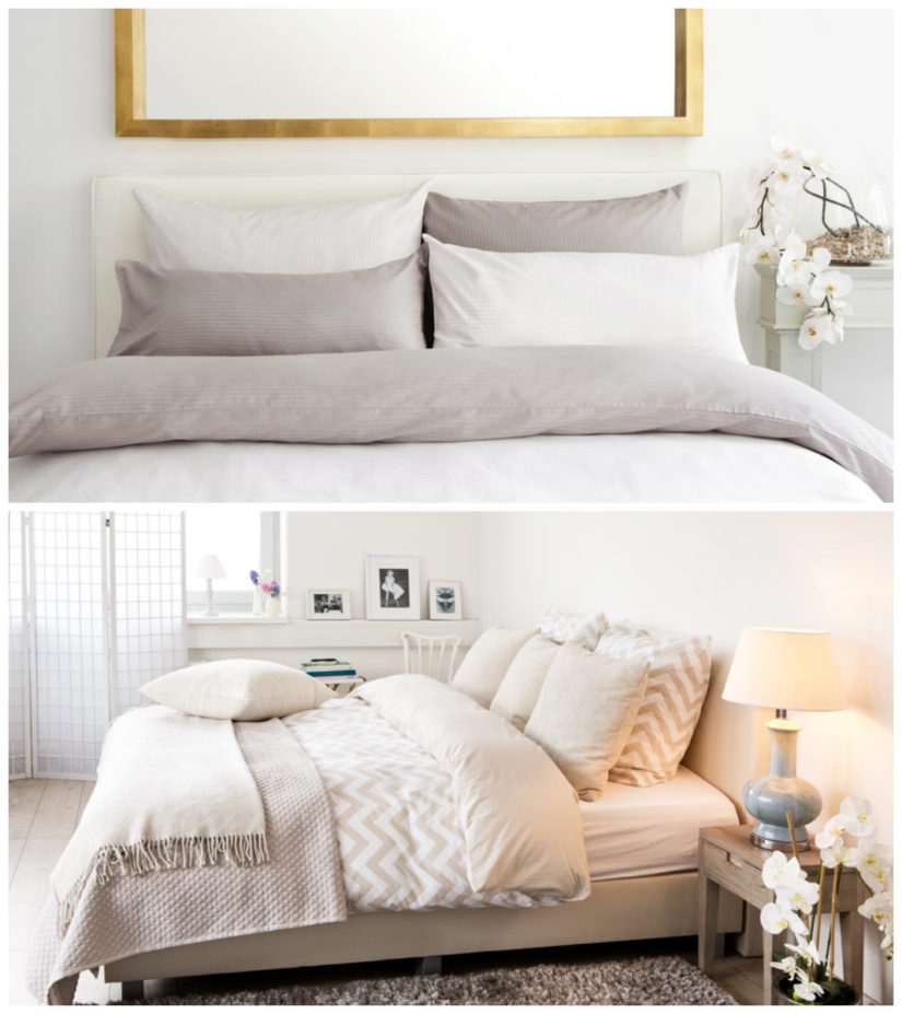 dormitorio blanco texturas