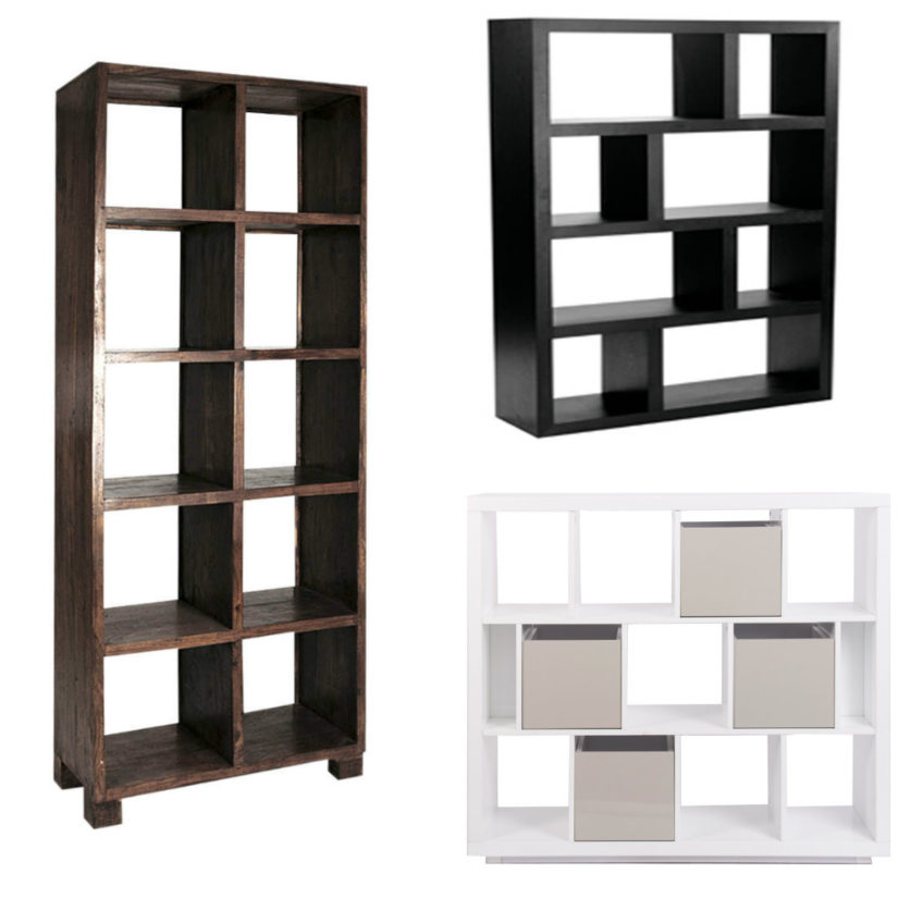 decorar un estudio con estanterías