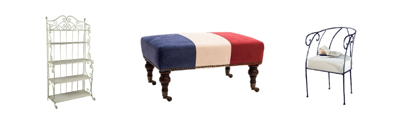 salones shabby chic muebles