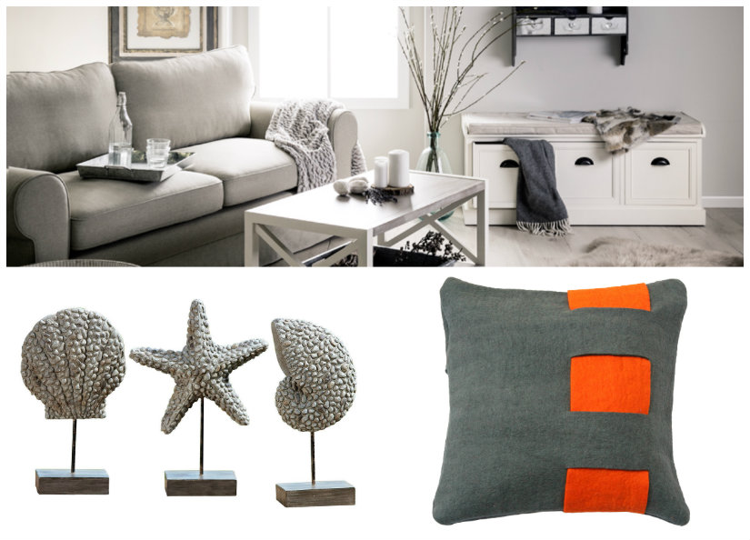 salón gris estilo