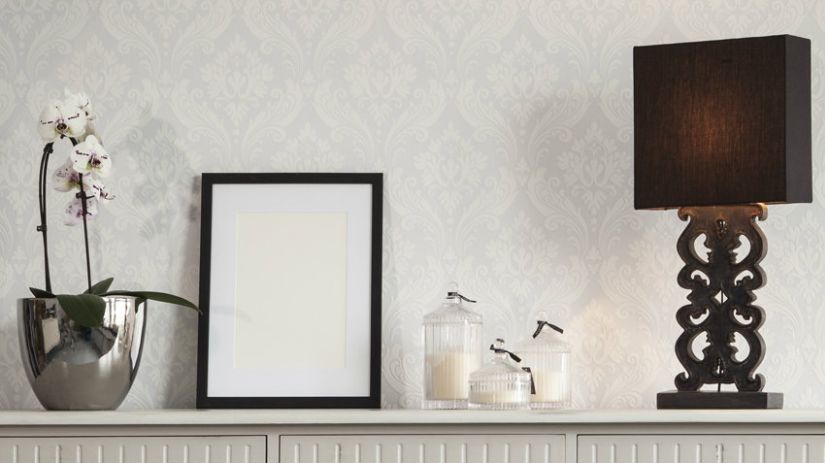 Lampe travaillée noire