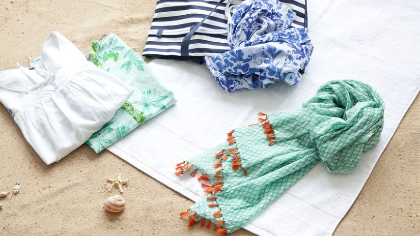 Sac de plage coton de style marin