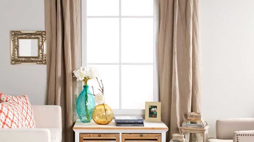 rideau salon scandinave