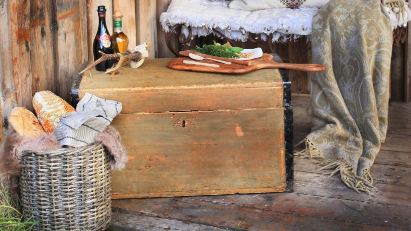 Coffre de jardin en bois