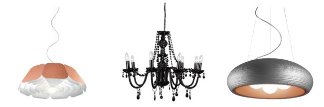 Suspensions au design italien