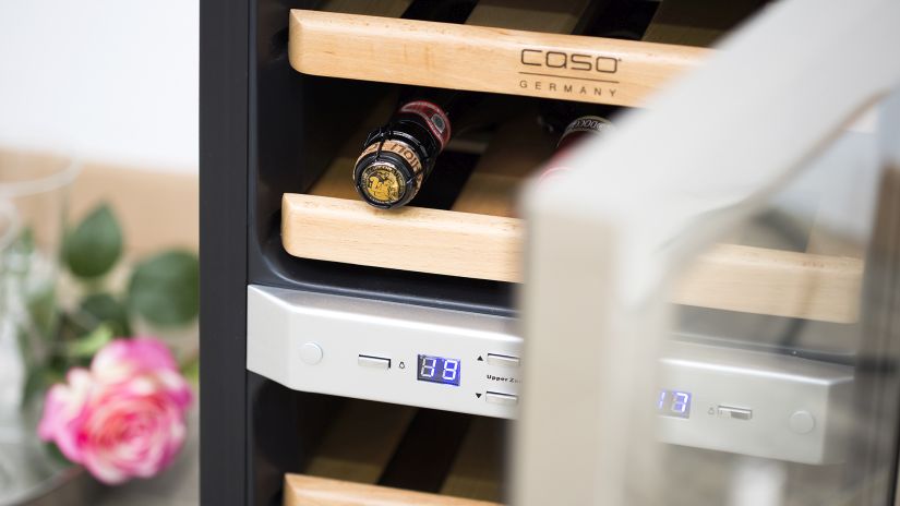 rangement réfrigéré pour bouteilles de vin