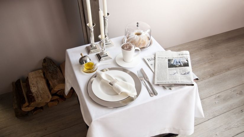 Petite nappe blanche