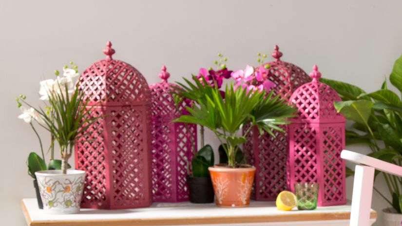 Grandes cages décoratives en bois
