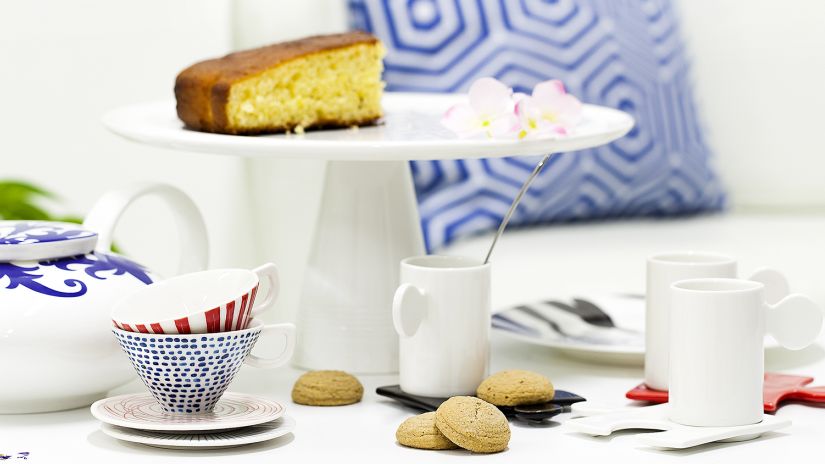 plateau tournant en porcelaine